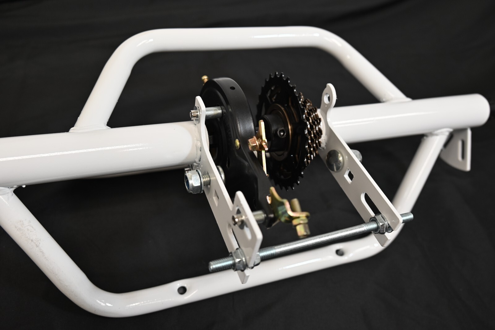 20″-24″-26″ TRIKE ADULT TRICYCLE CONVERSION KIT 7 SPEED 15mm AXLE WHITE FRAME