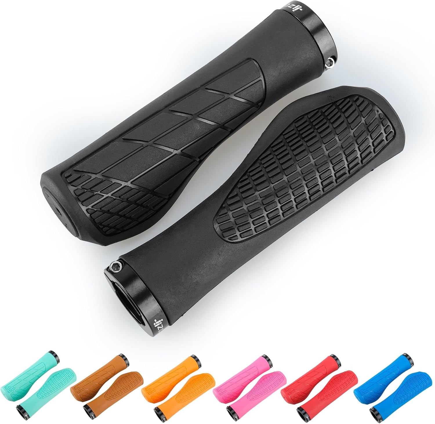 Ergonomic Bike Grips,Lock on Mountain Bike Handlebar Grips for MTB,BMX,Scooter
