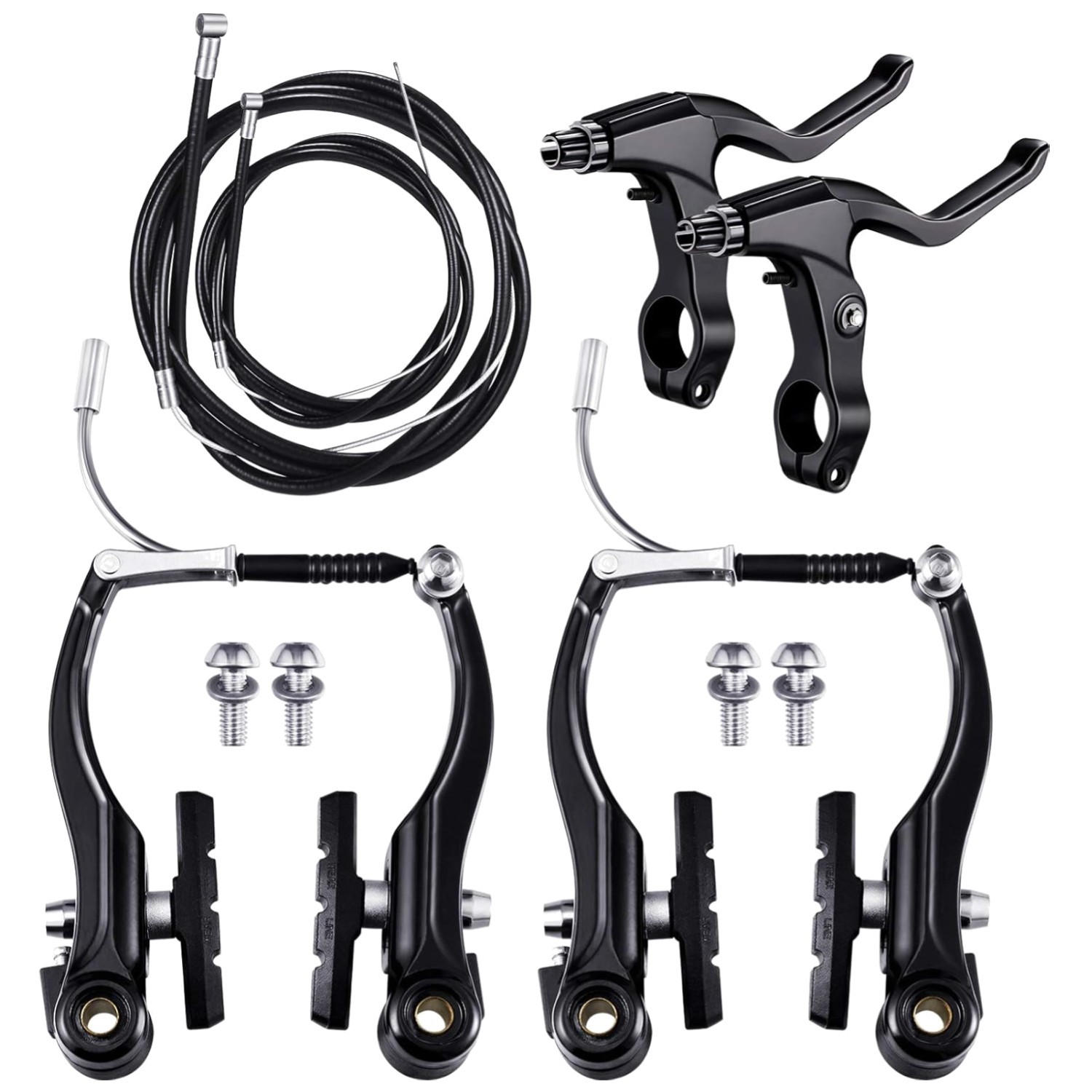 High-Performance Bike Brake Set with Ambidextrous Handles – Easy Installation