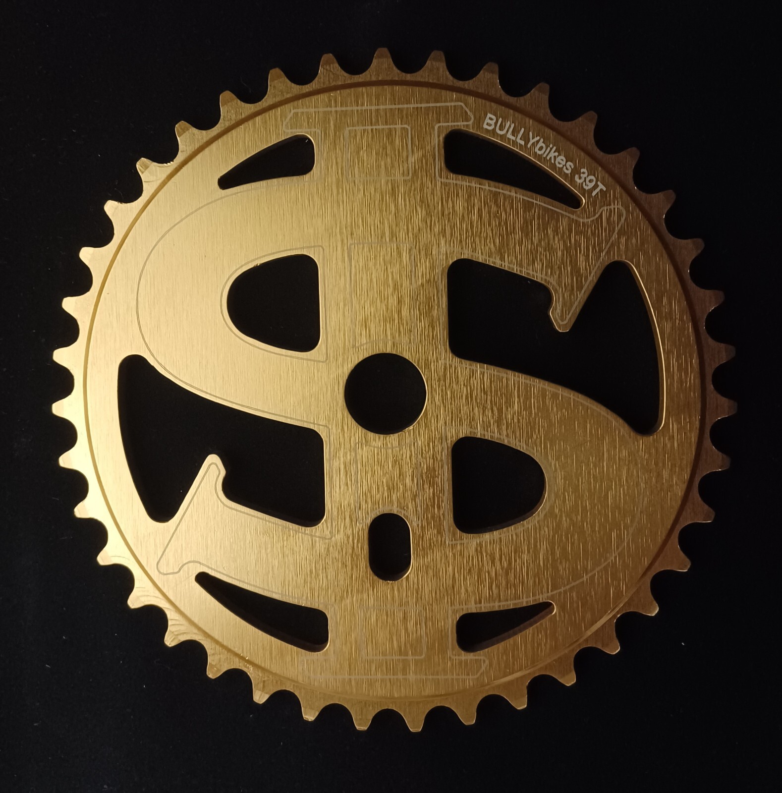 BULLY BMX BIG MONEY SPROCKET GEAR 19mm spindle USA Made! 3/32″ 39 tooth GOLD