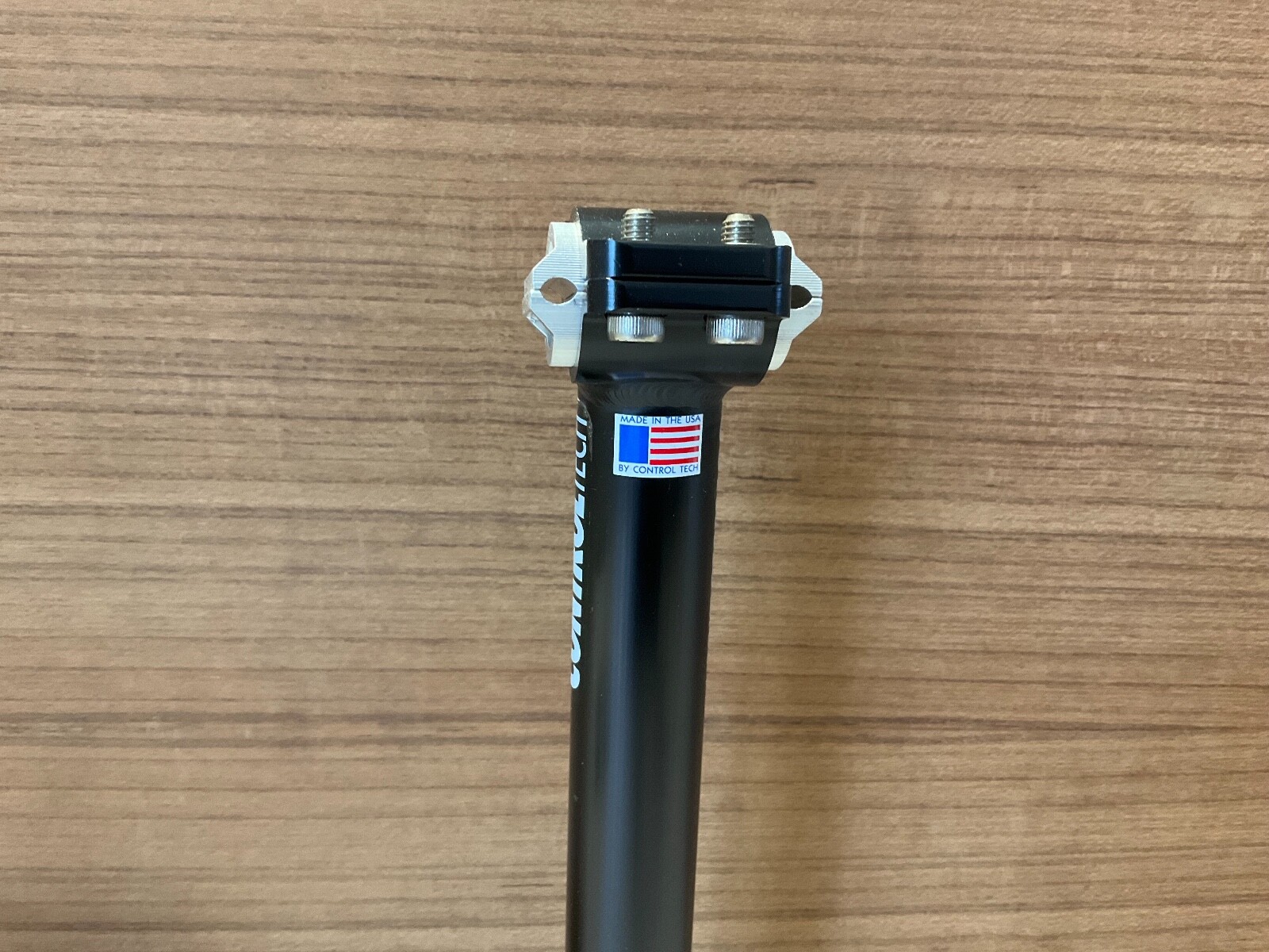 NOS Vintage ControlTech USA AL Seat Post 30.2/350mm Ultra Rare Orig. length blk