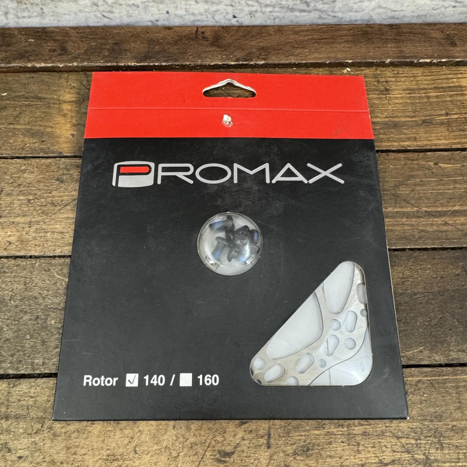 Promax Sport S1 Disc Brake Rotor 140mm 6 Bolt Silver Steel New Card MTB Bike
