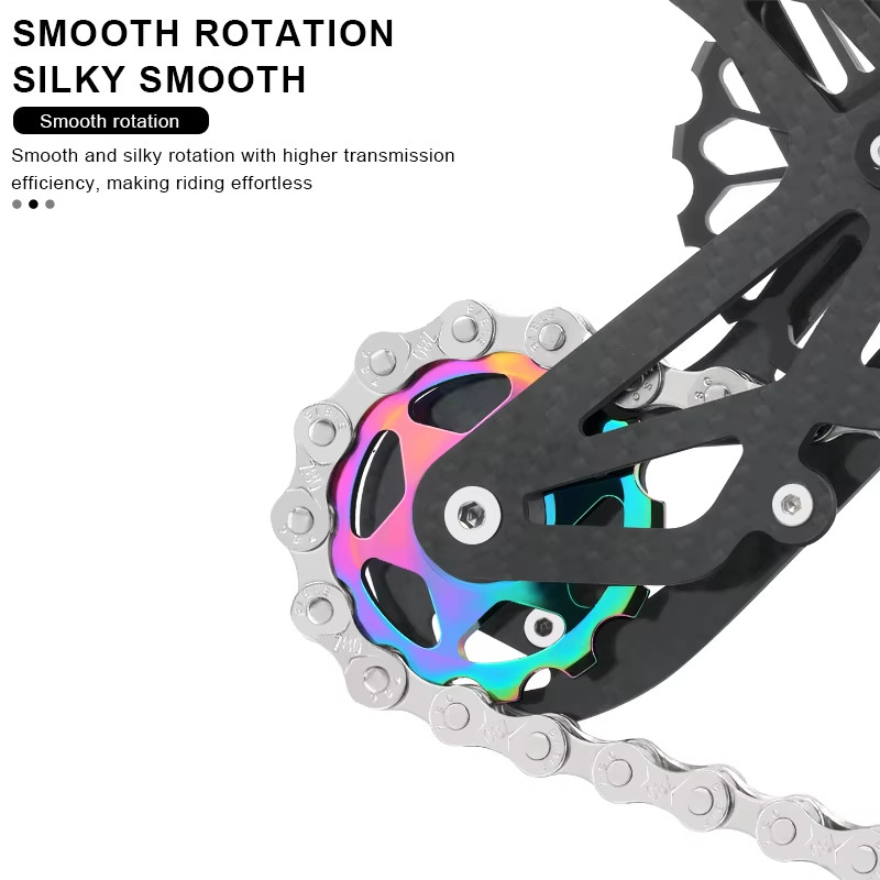 11T 13T Bicycle Pulley Rear Derailleur Multicolour MTB Road Bike Wheel Guide Bea