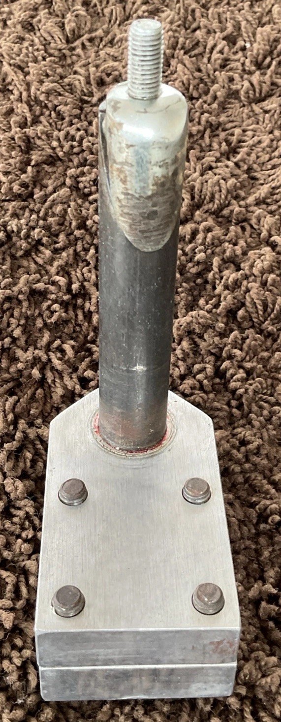 EARLY UNSTAMPED (1st Gen ) SILVER TUF-NECK BMX STEM