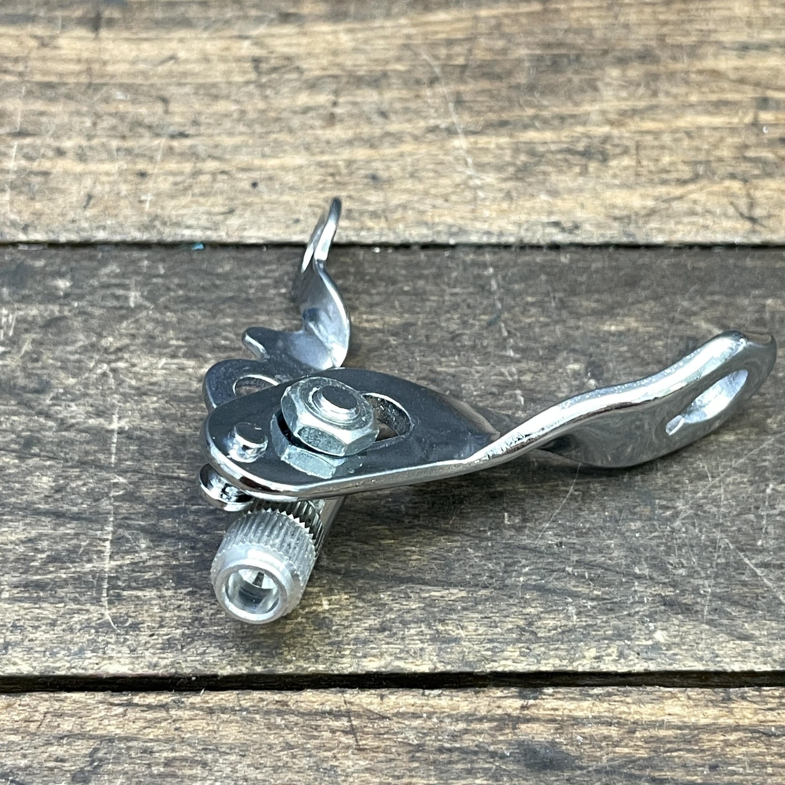 Vintage Dia-Compe Brake Cable Hanger Set NOS 1in Alloy Silver Front Rear