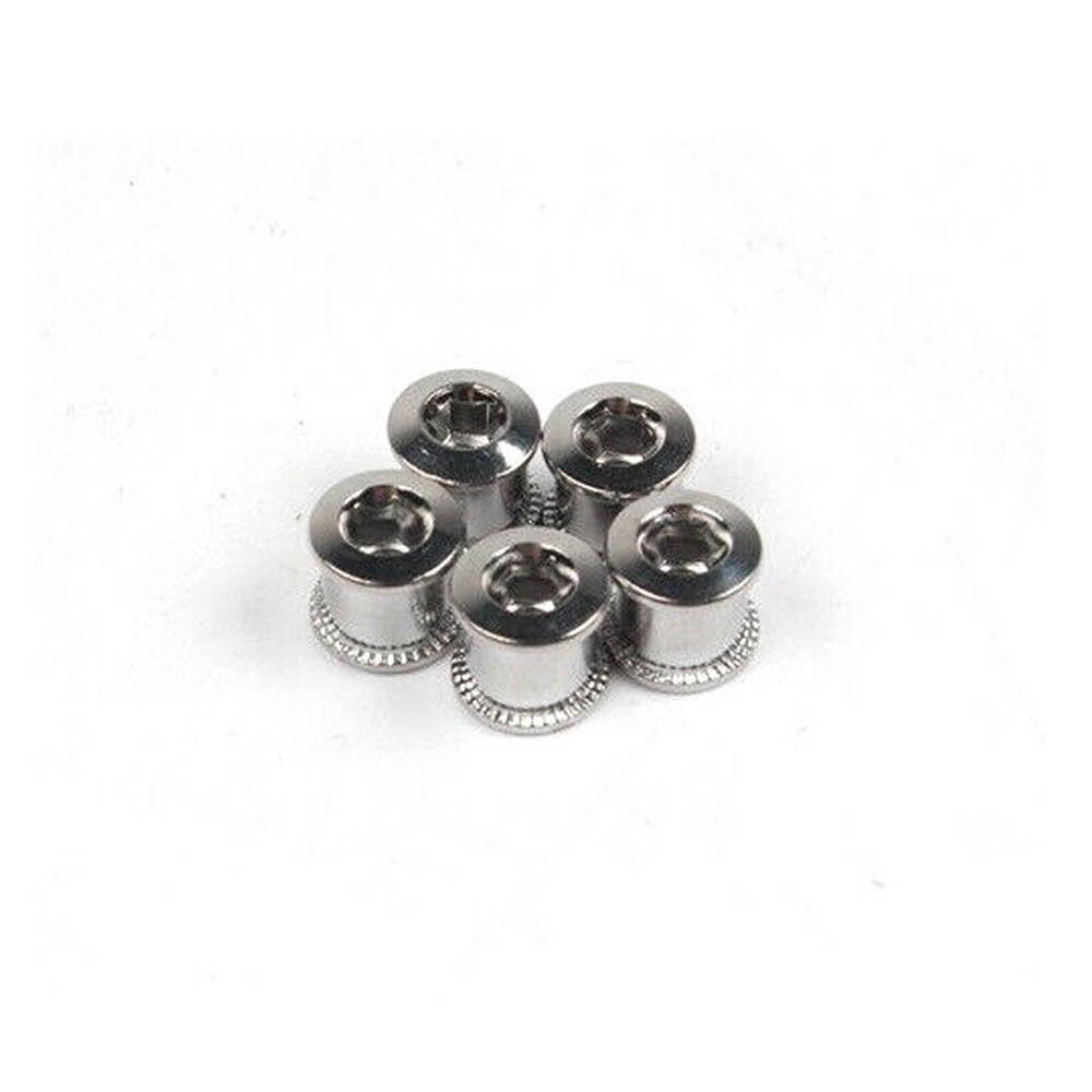 5/10/20X Steel Bike Chainring Bolts 6.5 Single 8.5 Double Triple Speed Nut Screw