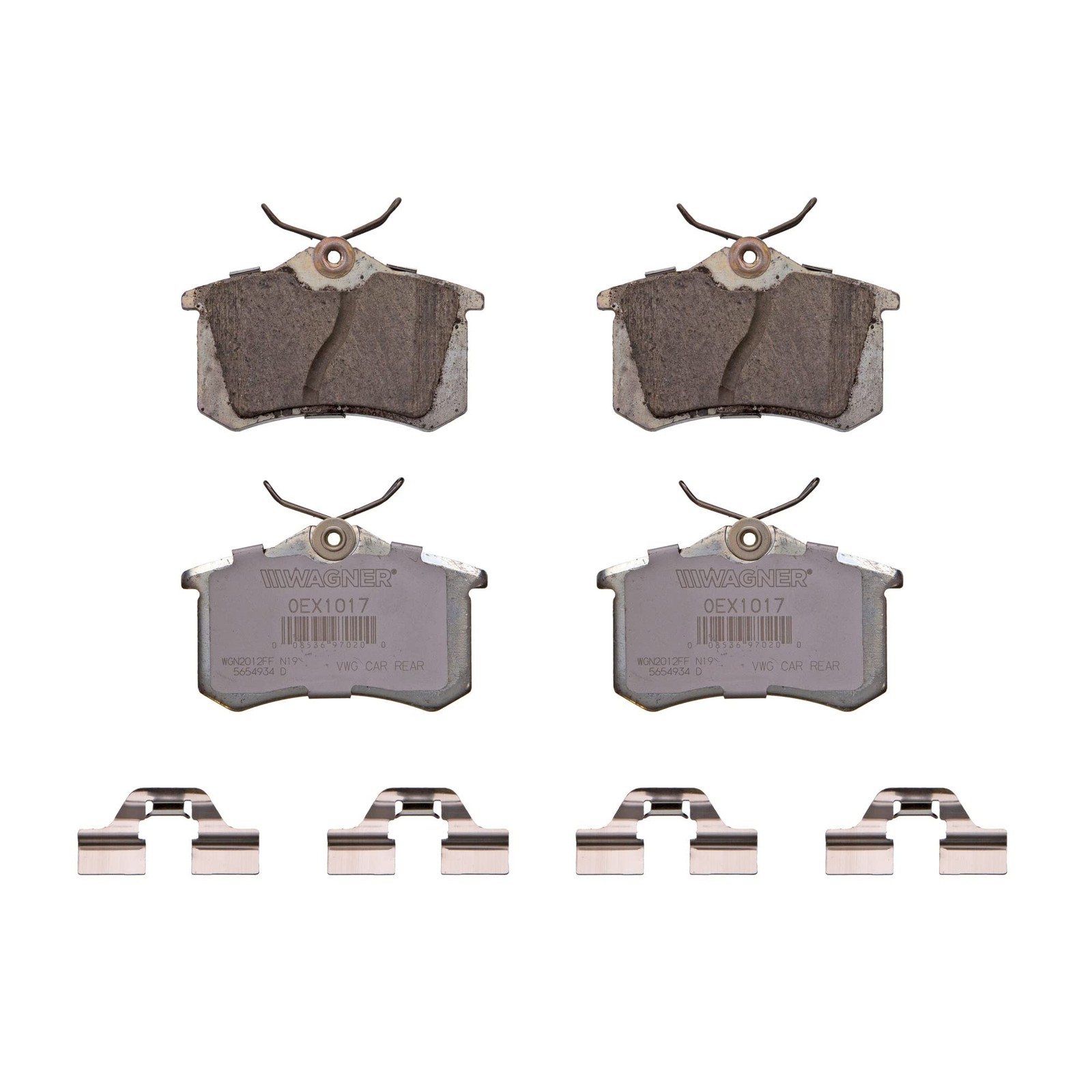 Wagner Brake Oex Oex1017 Disc Brake Pad Set Premium Ceramic