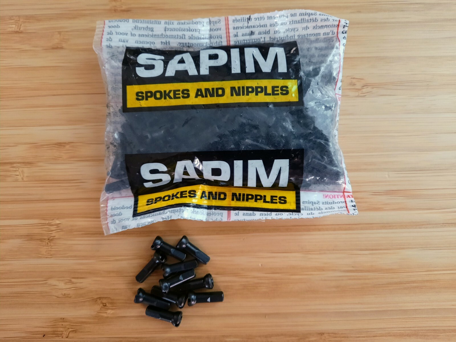 Sapim PolyAx Brass Nipples Black – 14mm x 2mm (14G) – 10 Pieces