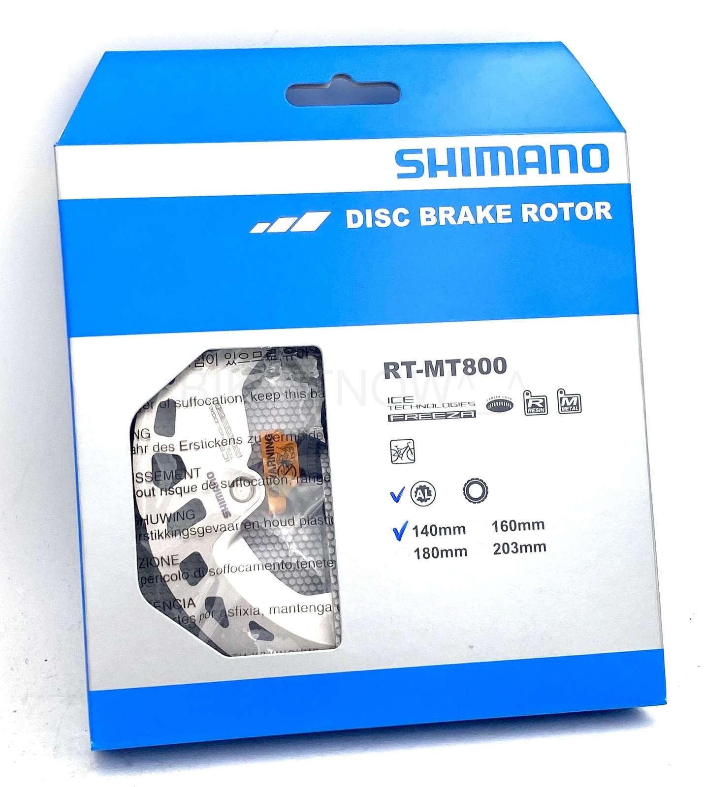 Shimano Deore XT RT-MT800 140 Bike Disc Brake Rotor Center Lock,ICE Tech Freeza