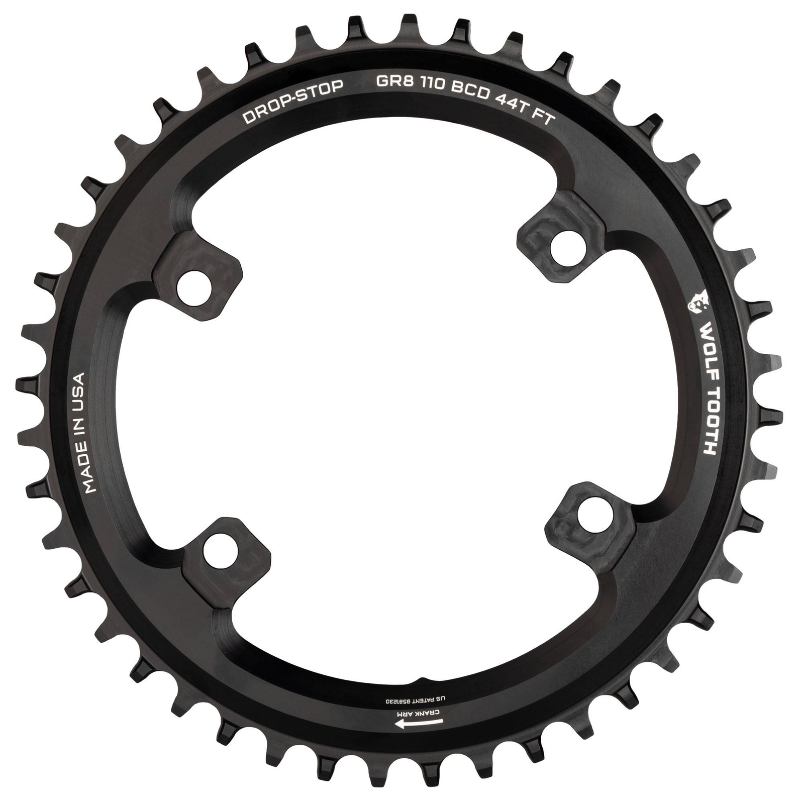 Wolf Tooth 110 BCD Asymmetric 4-Bolt for Shimano GRX Cranks
