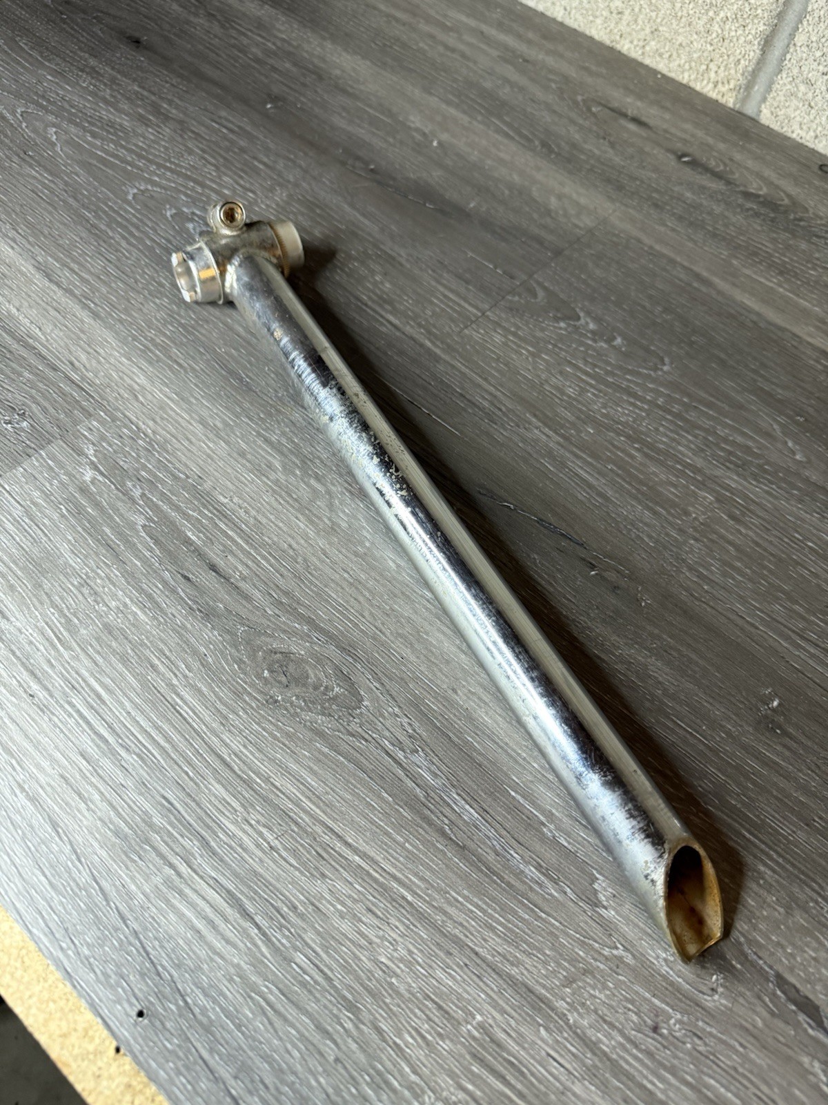 Vintage Redline Pro Line Chrome Steel BMX Bike Micro Adjust Seatpost 26.8mm