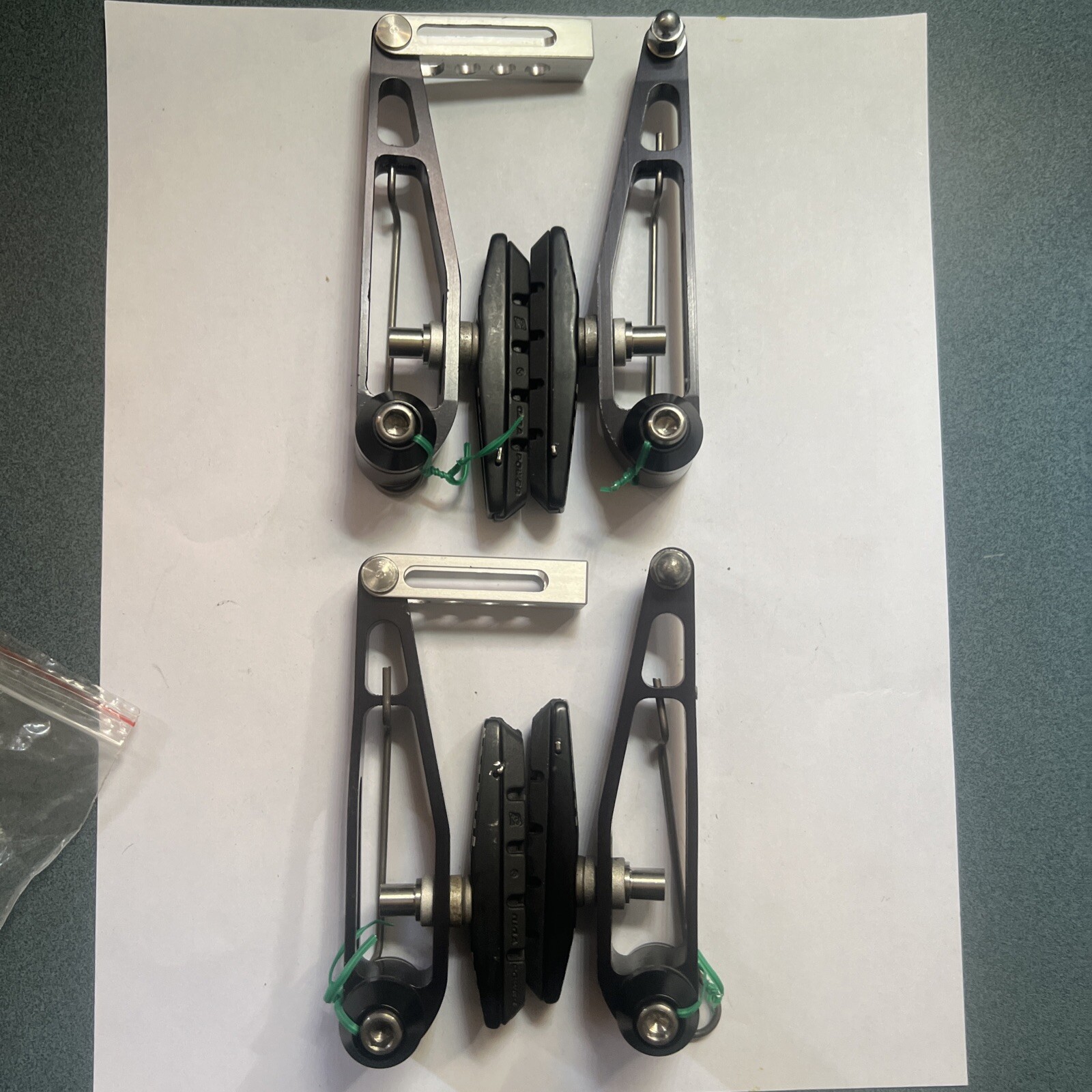 VTG 90s Control Tech V-brake Set F/R Titanium Hardware