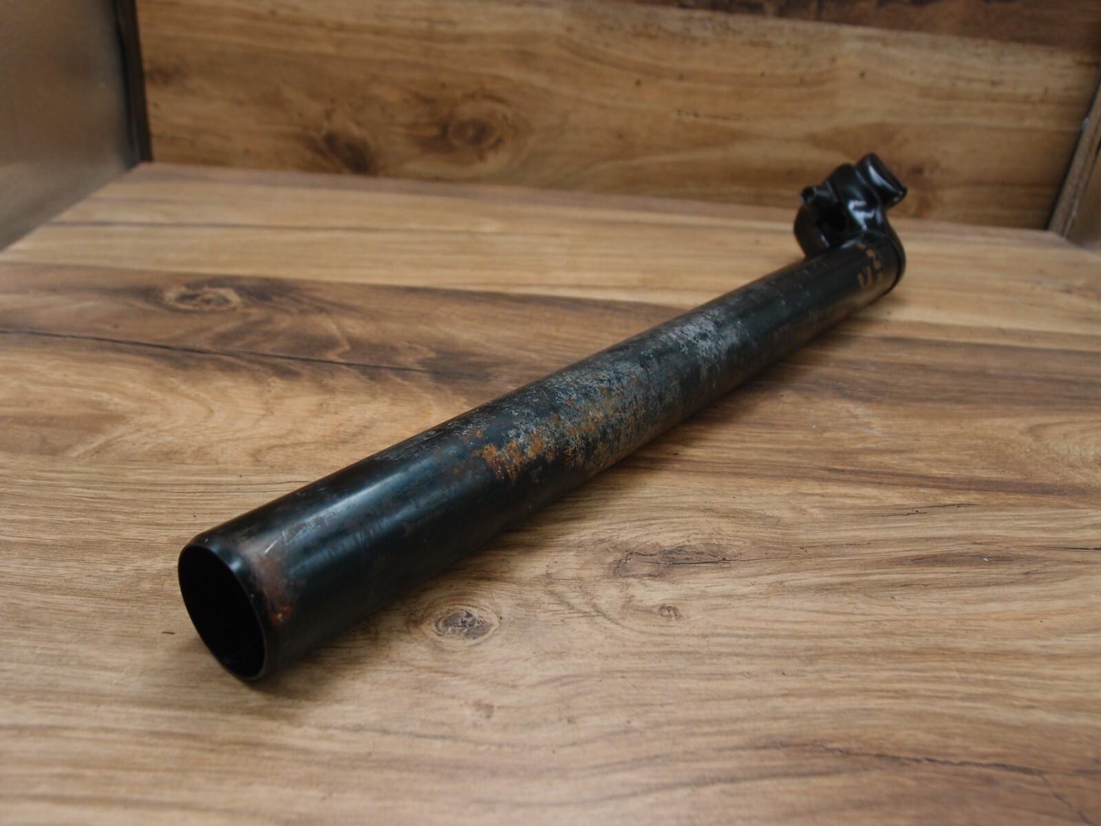 1993 steel CRMO plain seatpost UNO Kalloy for MTB 29.6 mm