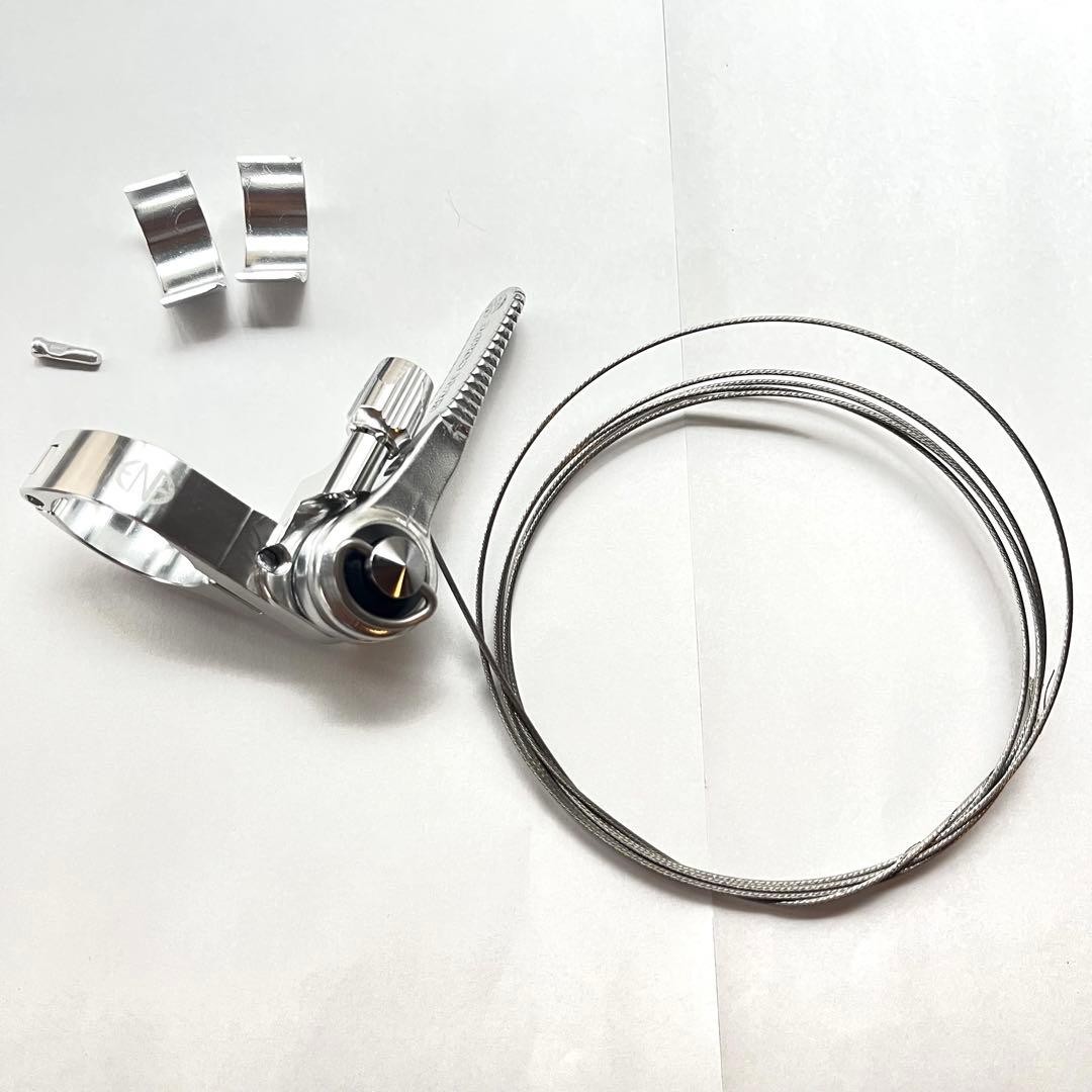 DIA-COMPE ENE Thumb Shifter Silver with Wire