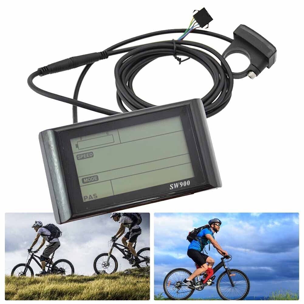 SW900 LCD Display Meter Control Panel 24-72V E-Bike Electric-Bicycle Scooter