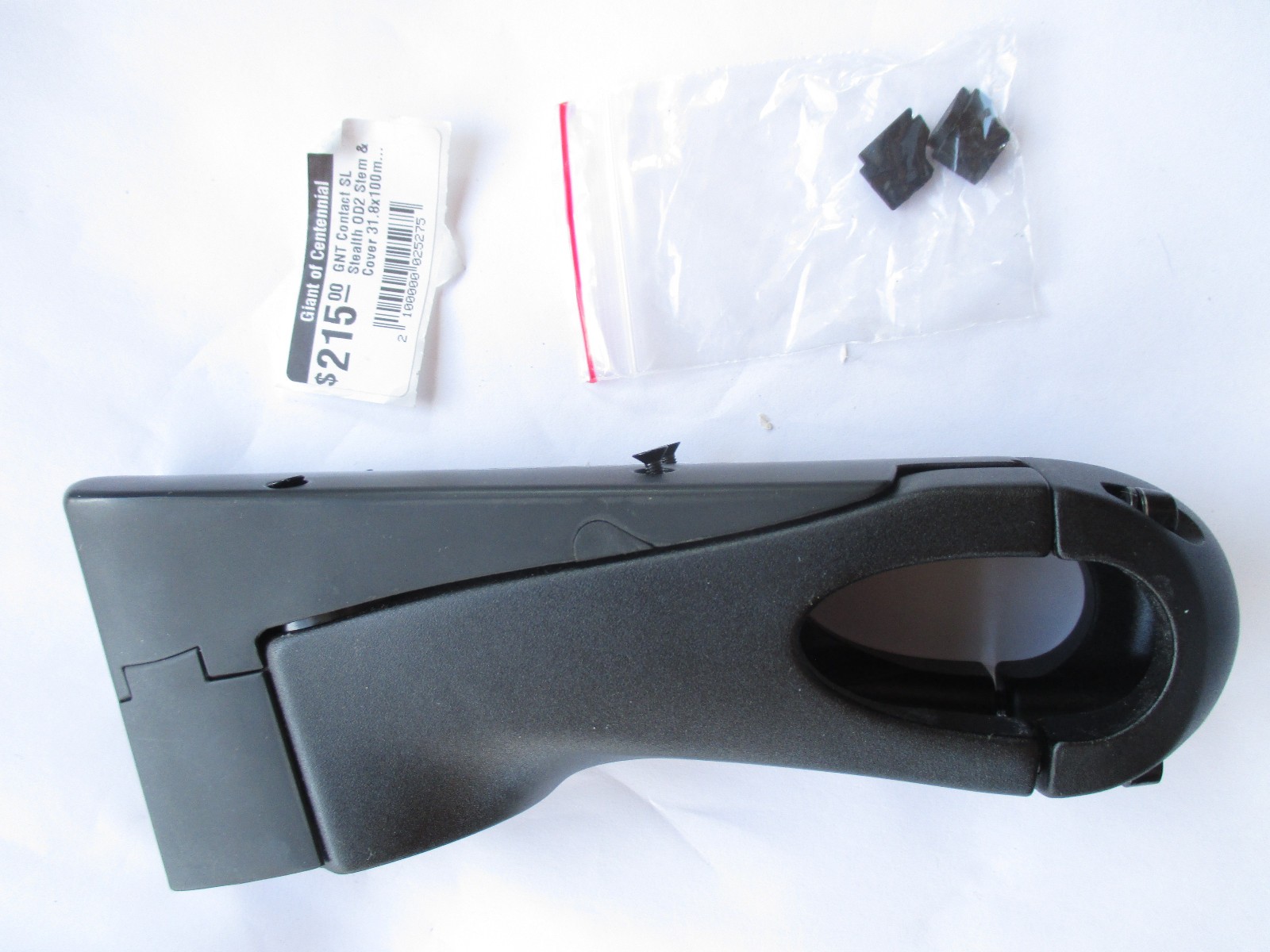 New Giant Contact SL Stealth OD2 Bike /Cycling Stem, Black 31.8mm x 100mm Length