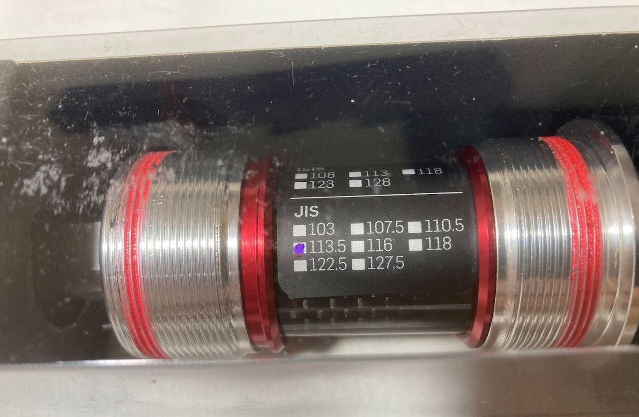 TOKEN JIS Square Bottom Bracket BB BSA 1.37″x24T, 113.5mm