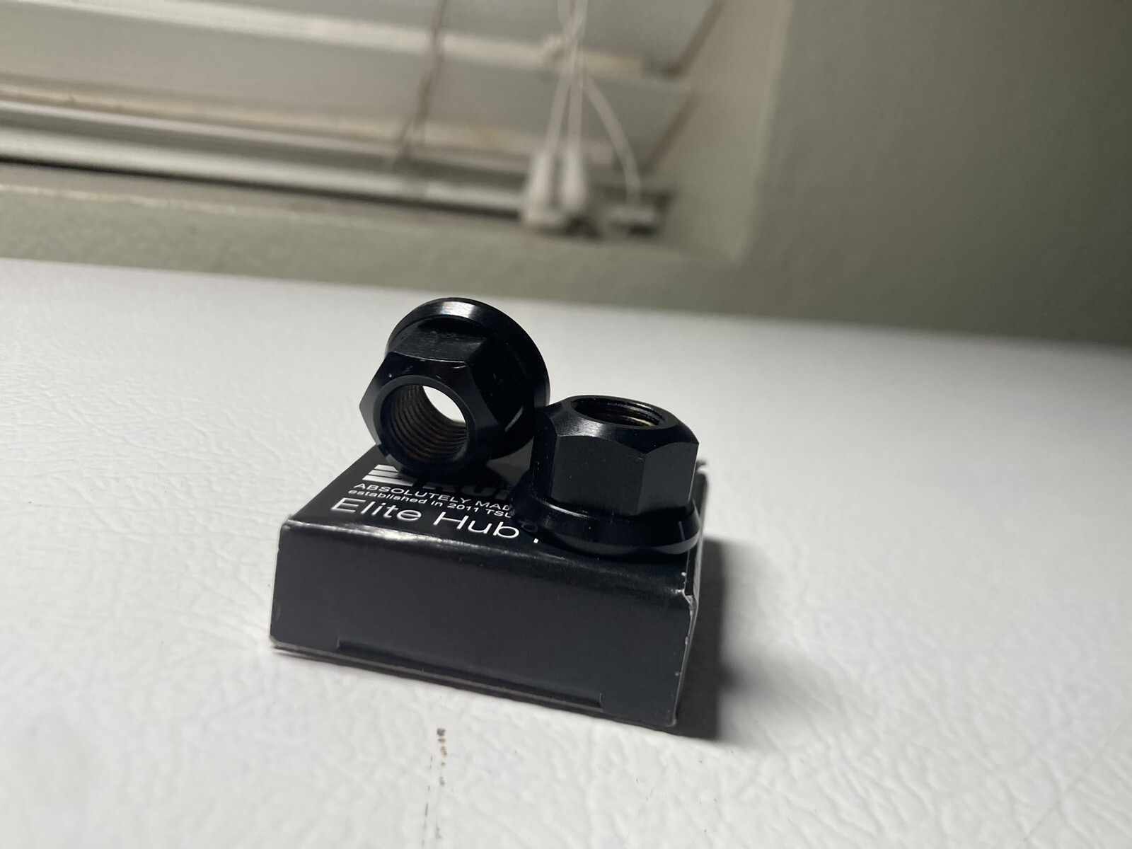 Runwell Elite M10 Rear 12mm Carbon Steel Track Hub Nuts x2