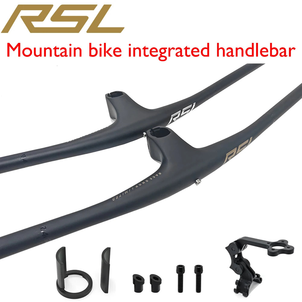 MTB Bike Integrated Carbon Handlebar -13° Stem with Computer Mount For XC/AM/FR