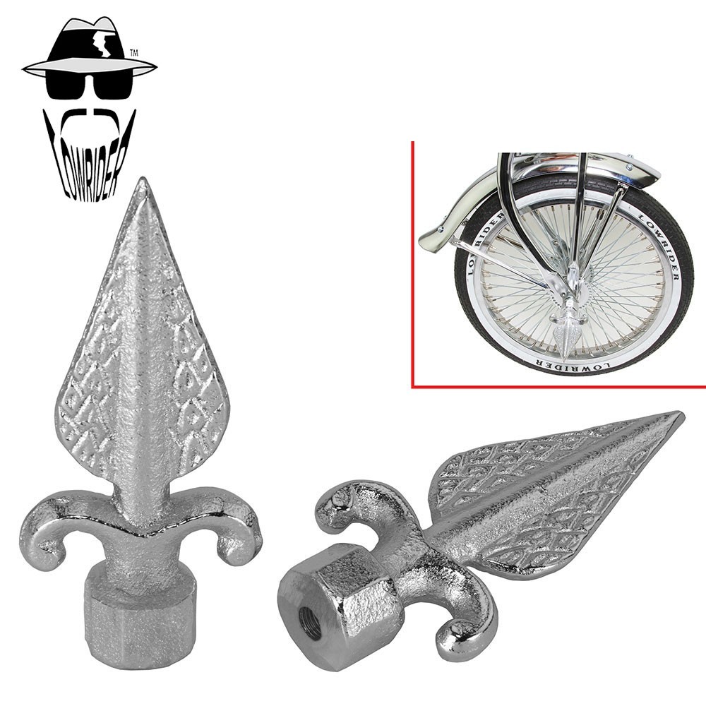 ORIGINAL LOWRIDER Bicycle Arrow Pegs 5″ Chrome Steel 3/8 Axle 24T Bike Pegs Pair