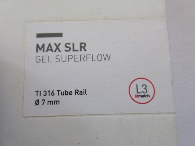 SELLE ITALIA MAX SLR Gel SuperFlow Saddle Black 145 Ti 316 Rails L3 Pre-owned