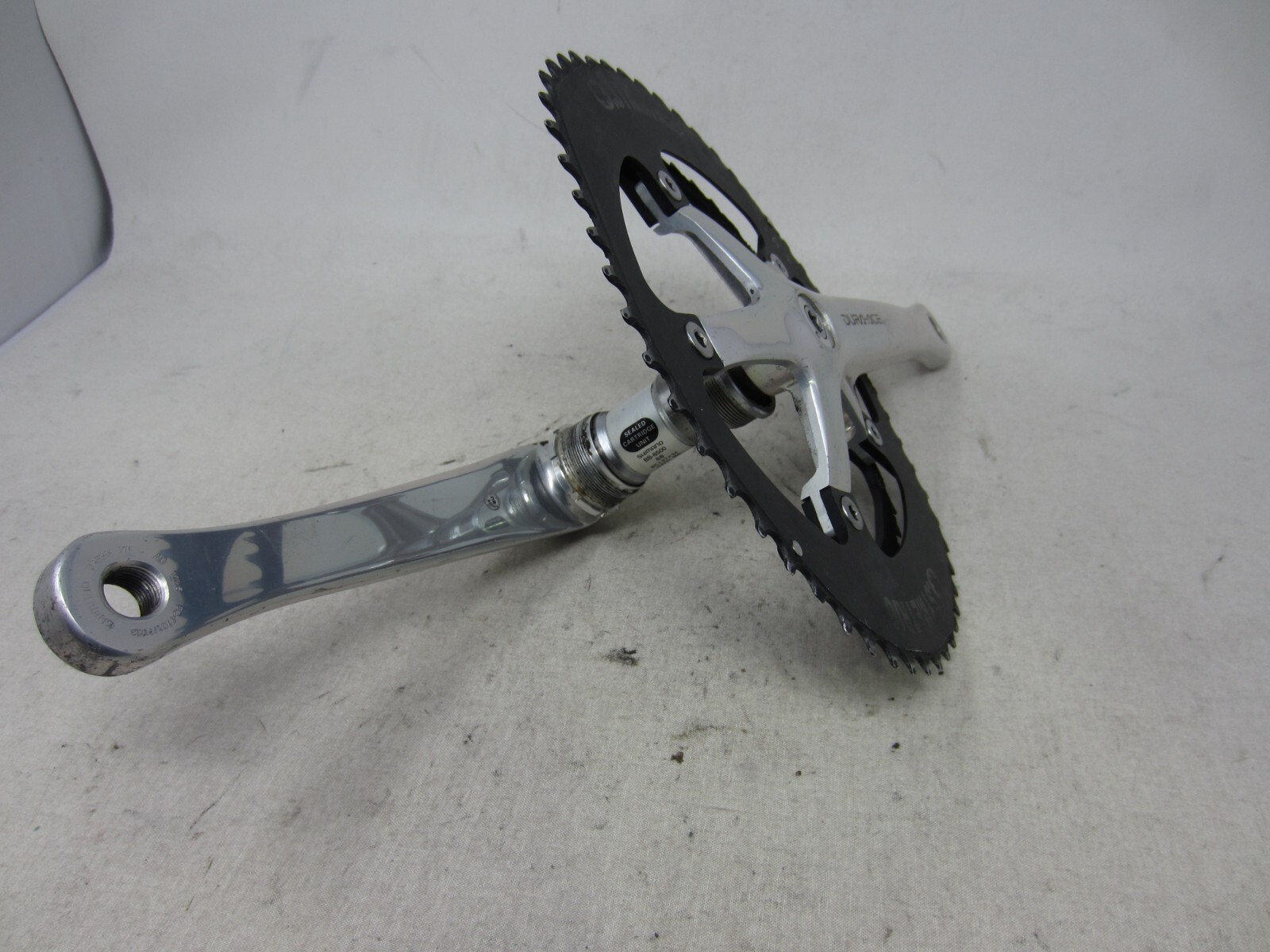 Shimano Dura Ace FC-7700 172.5 Long Crankset W/ 54/42T Osymetric Chainrings