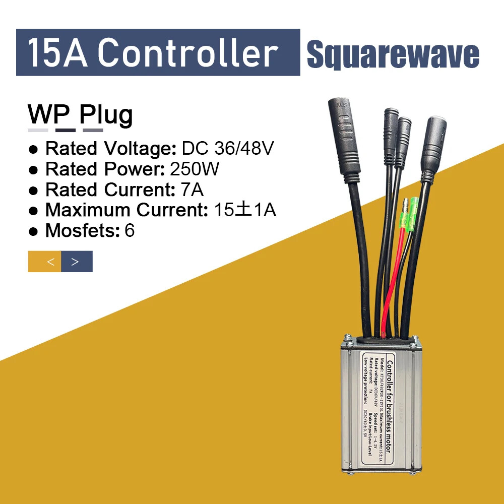 E-bike Controller 36V48V 250W-1000W Squarewave/Sinewave Controller Waterproof
