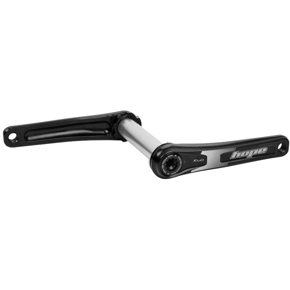 Hope Evo Crankset No Spider 155mm BCD 56.5mm Black