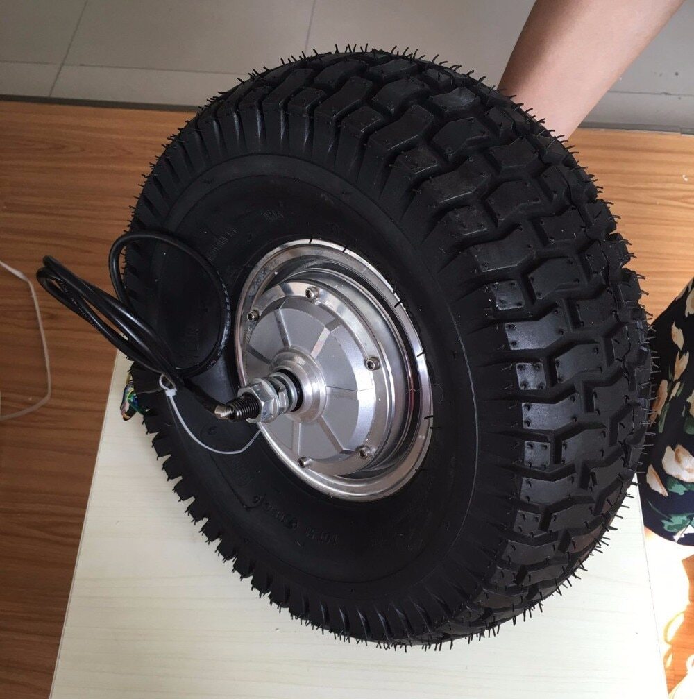 15 inch 24V 36V 48V 350W 500W 800W DC Hub Motor Electric Bicycle Motor Wheel
