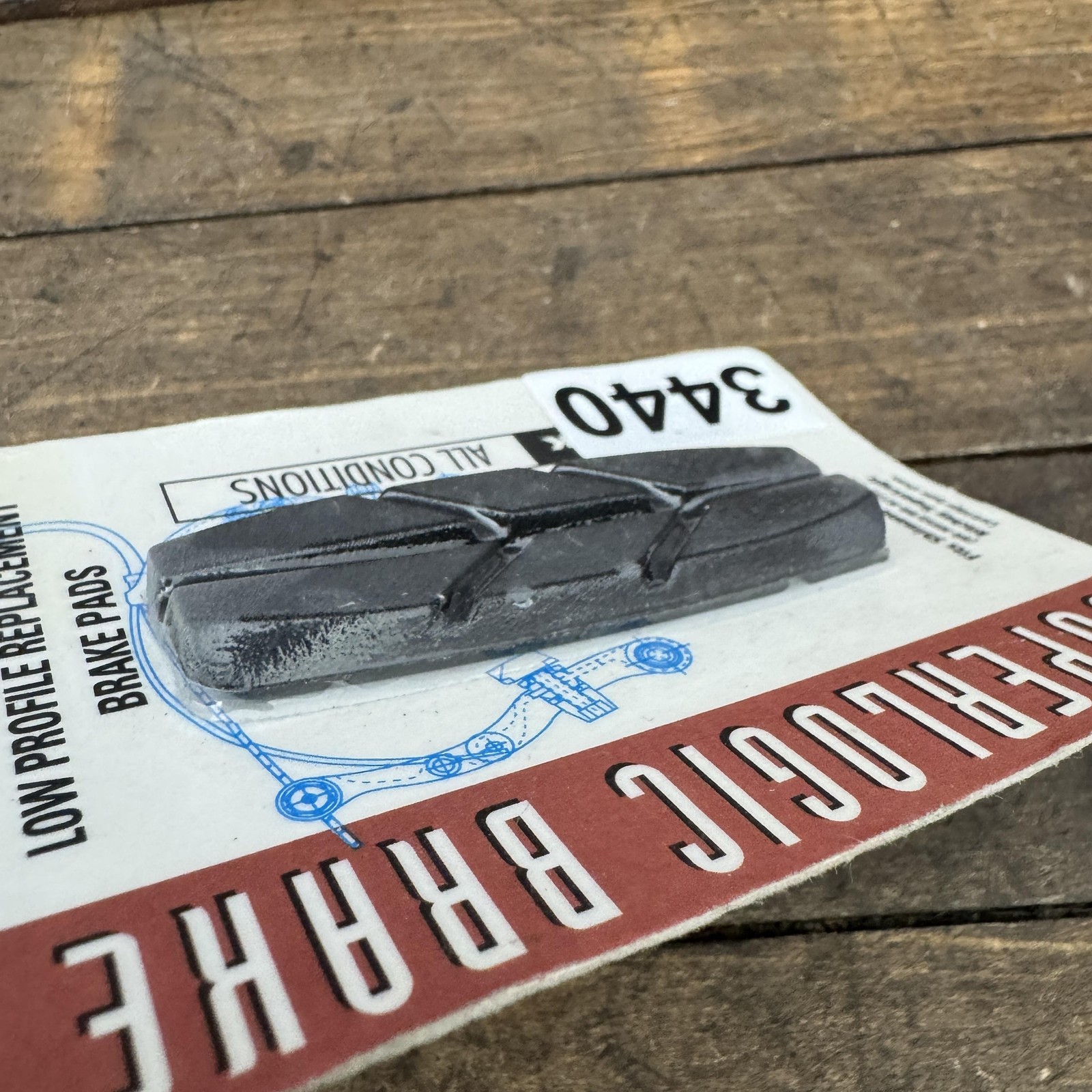 Ritchey SuperLogic V-Brake Pad Black Replacement Fits Shimano BR-M950 M739 VTG