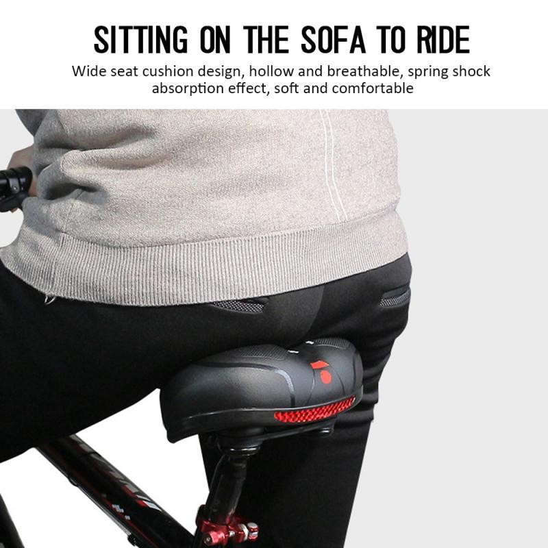 E-bike Bicycle Seat Cushion for Men Women Comfort Soft Gel Wide Bicycle Seat