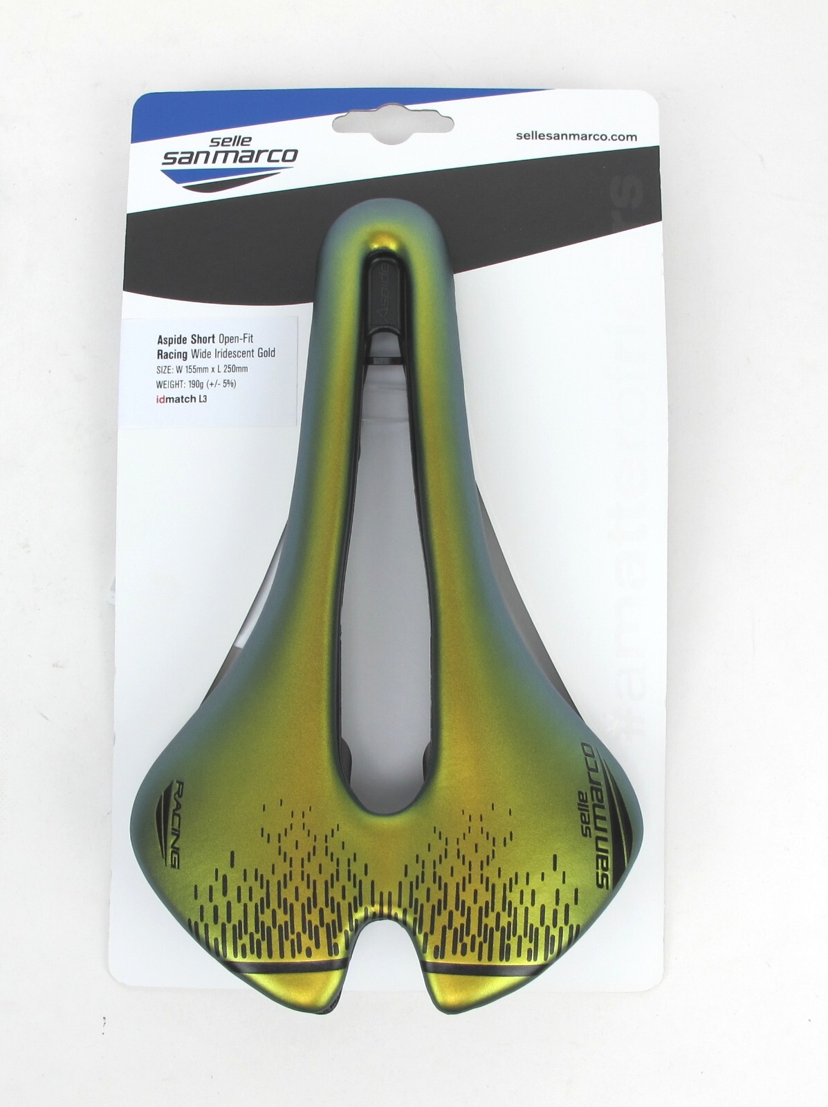 Selle San Marco Aspide Short Open-Fit Wide Road Saddle Xsilite Gold $175 MSRP