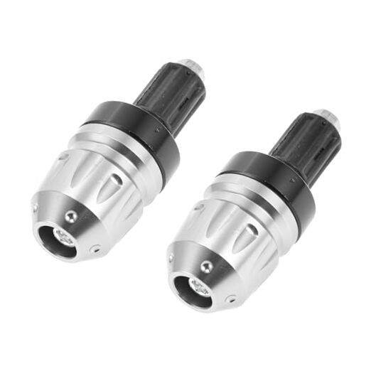 2pcs Motorcycle Bar Ends Plug Universal Handlebar Bar End Caps Aluminum Alloy