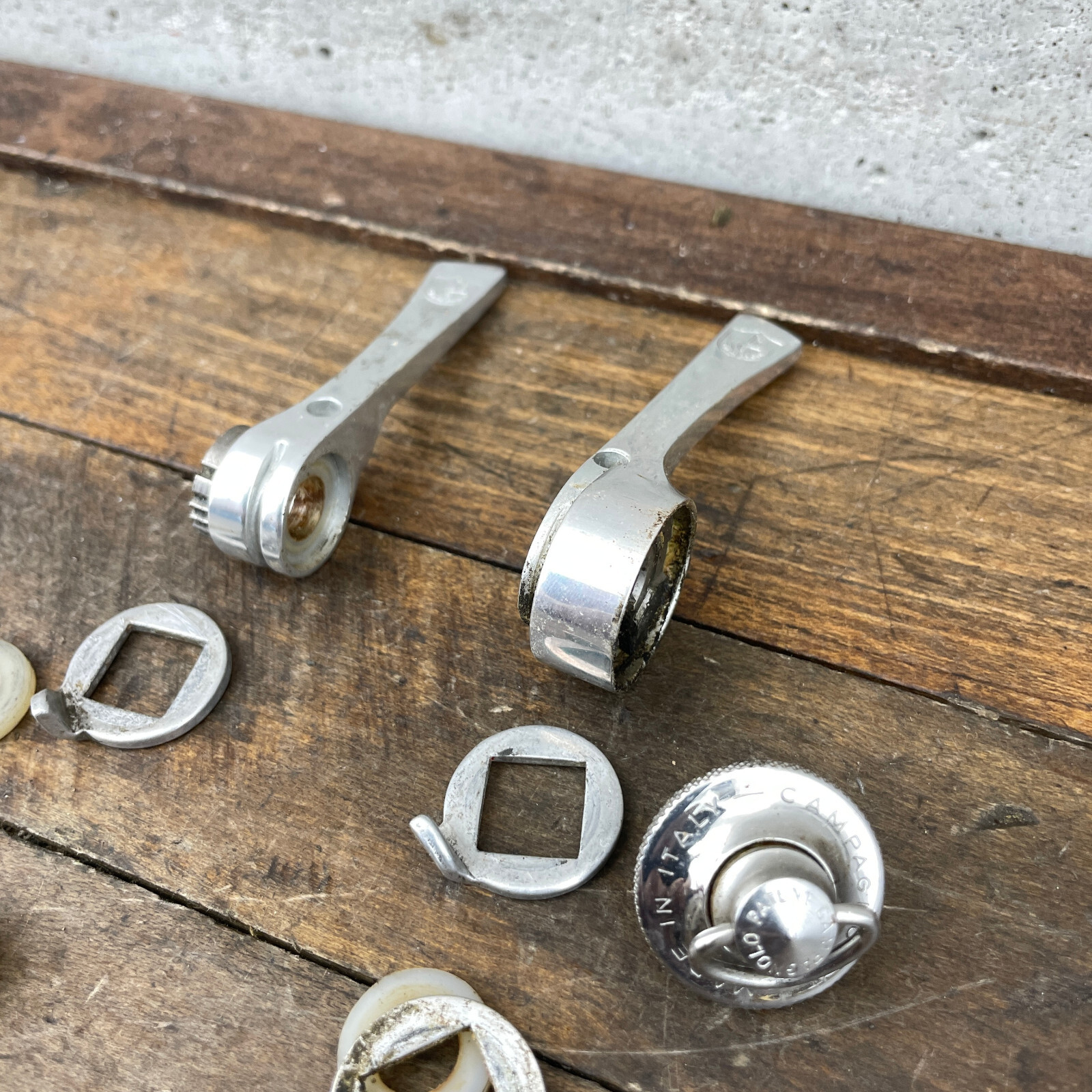 Vintage Campagnolo Syncro Shifter Set Down Tube Braze On Index Shifter Record A4