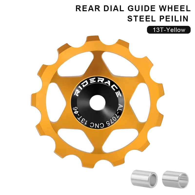 11T 13T Bicycle Pulley Rear Derailleur Multicolour MTB Road Bike Wheel Guide Bea