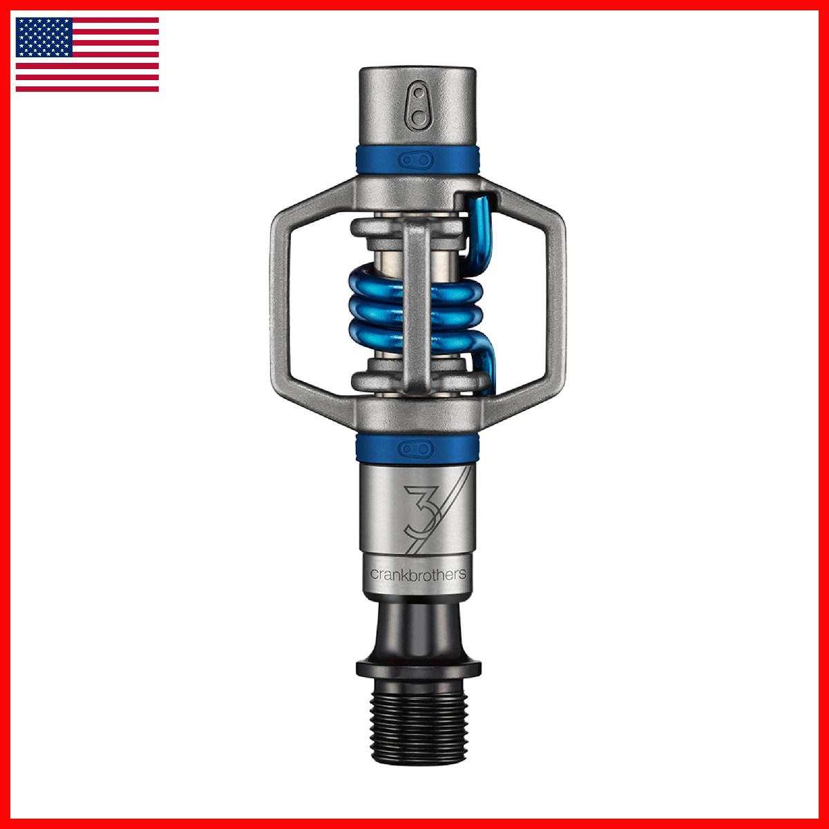 Crankbrothers Mtb Pedals Eggbeater 3 Electric Blue