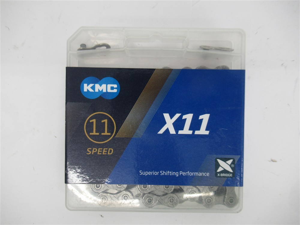 KMC X11 , 1/2″ x 11/128″, 114 Links , 11 Speed , Bicycle Chain