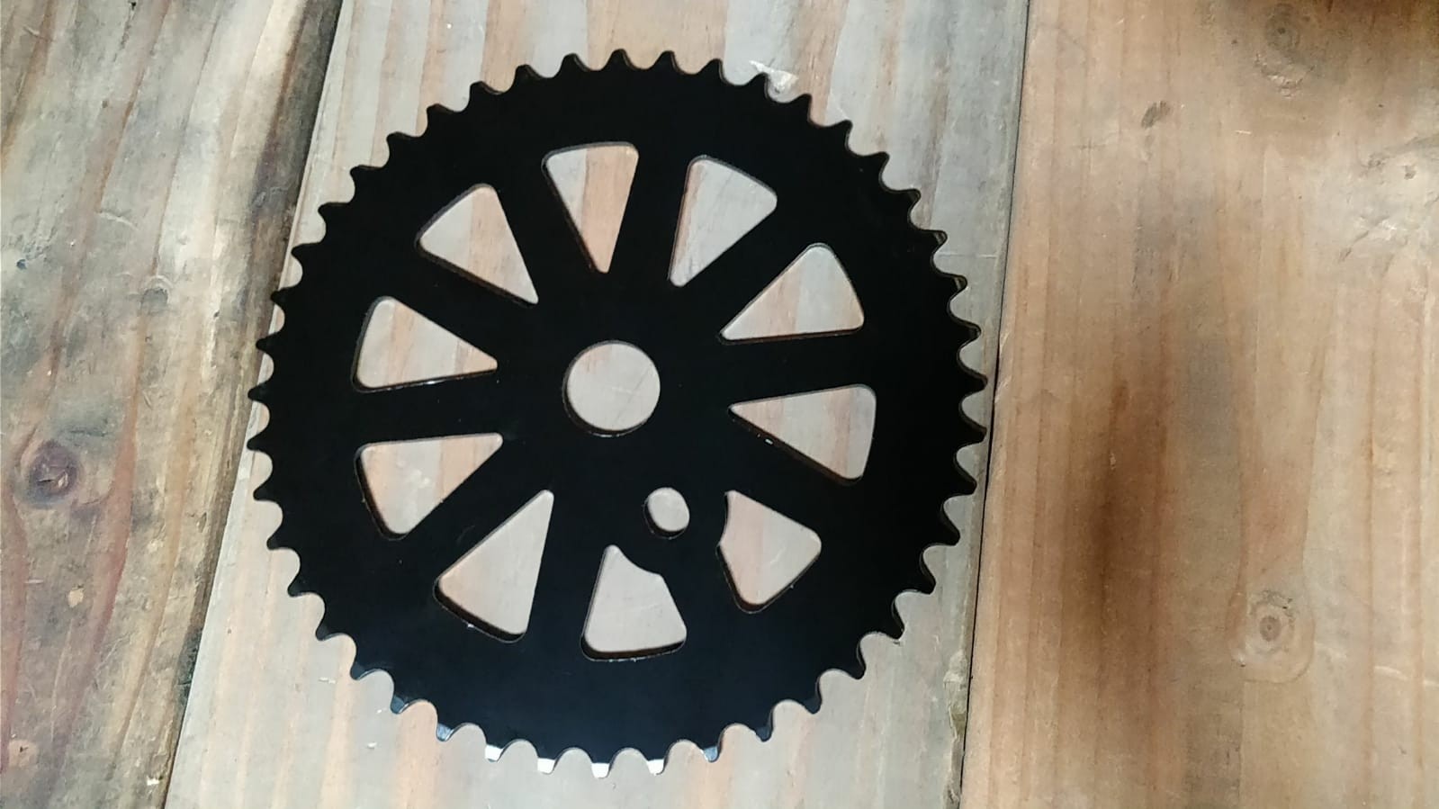 NEW! Lowrider Bike BONES Sprocket 1/2″ X 1/8″ 44 T Black/White Chopper Bicycle