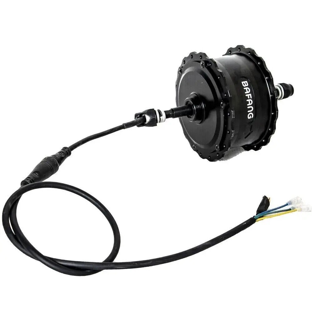 36V 48V 500W Bafang Motor Brushless Geared Fat Wheel Ebike Rear 175mm 190mm