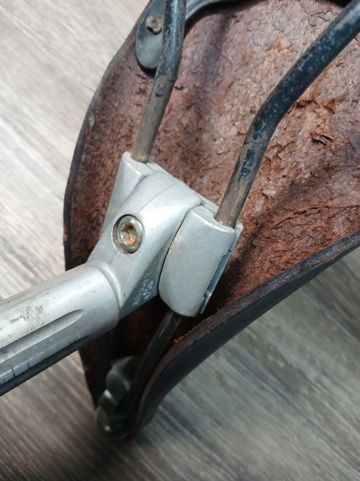 Middlemore Coventry Leather Bicycle Seat W/ Post Made In England Fast Shipping!