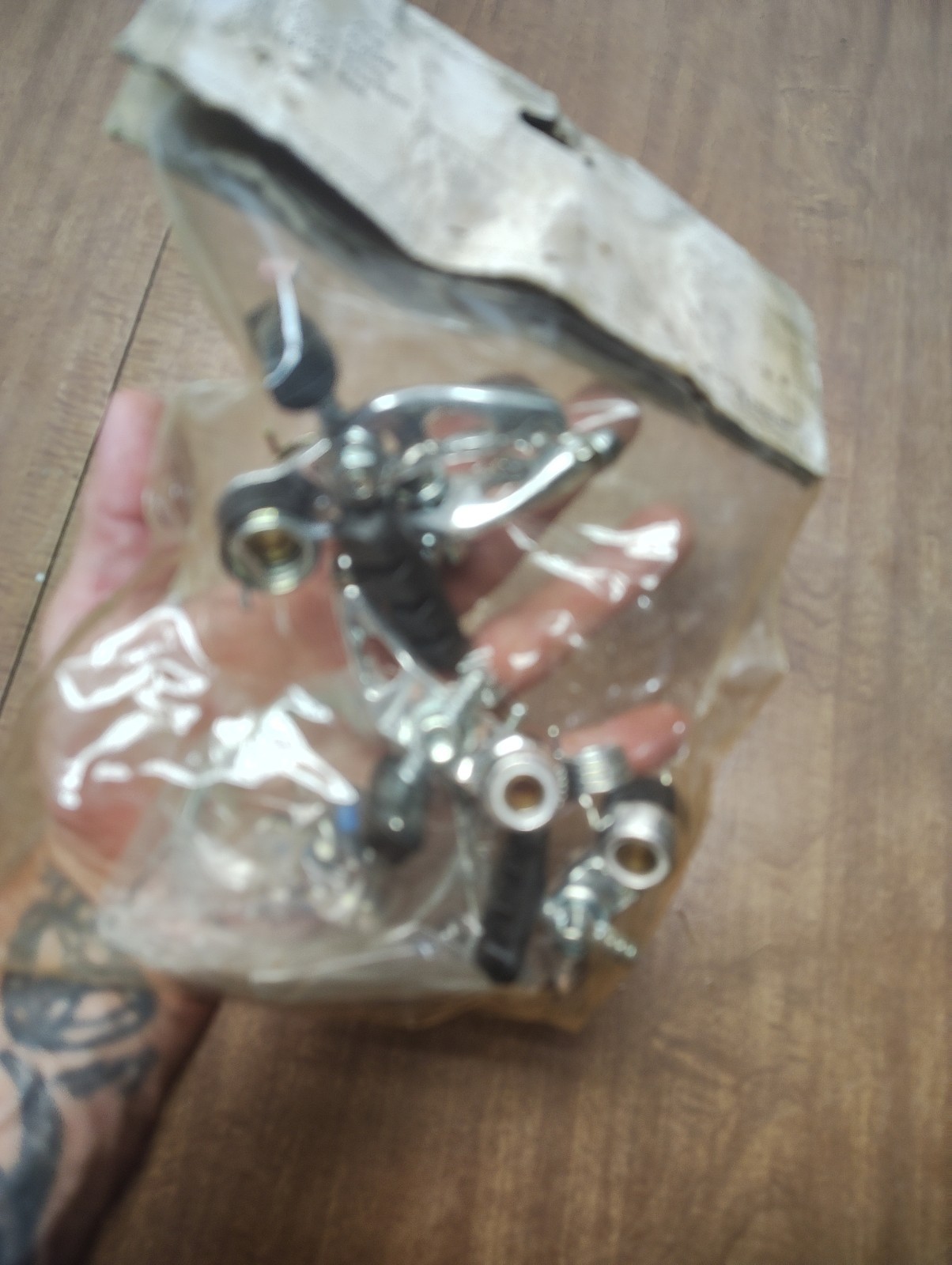 Vintage NOS Pyramid ATB Cantilever Brakes Front and Rear Black Chrome Pair 398g