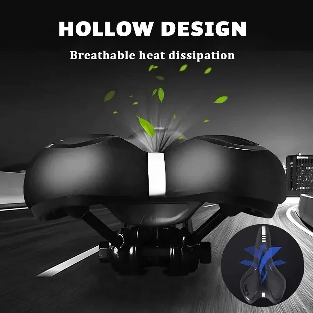 Bike Seat Bicycle Saddle MTB Road Mountain Cycling Gel Comfort Rainproof