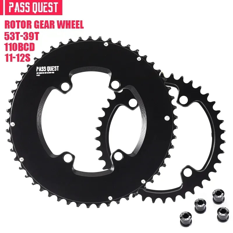 Road Bike 110BCD Chainring 110bcd 4-claw Double Chainring 2x11S 12S 50-34T