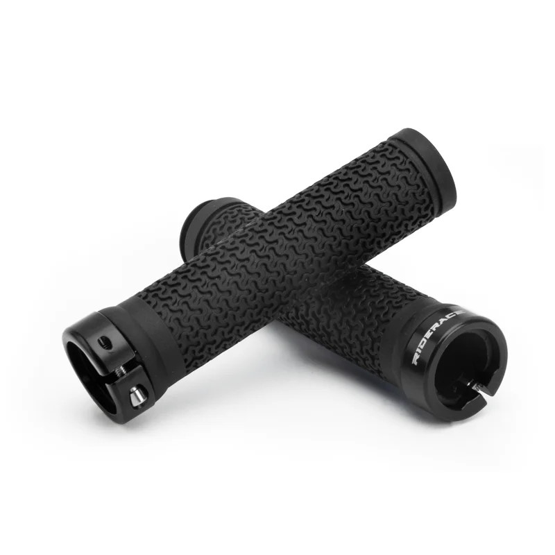 Premium Bike Handlebar Grips, Single Lock-on Professional Mountain Bicycle Ha…