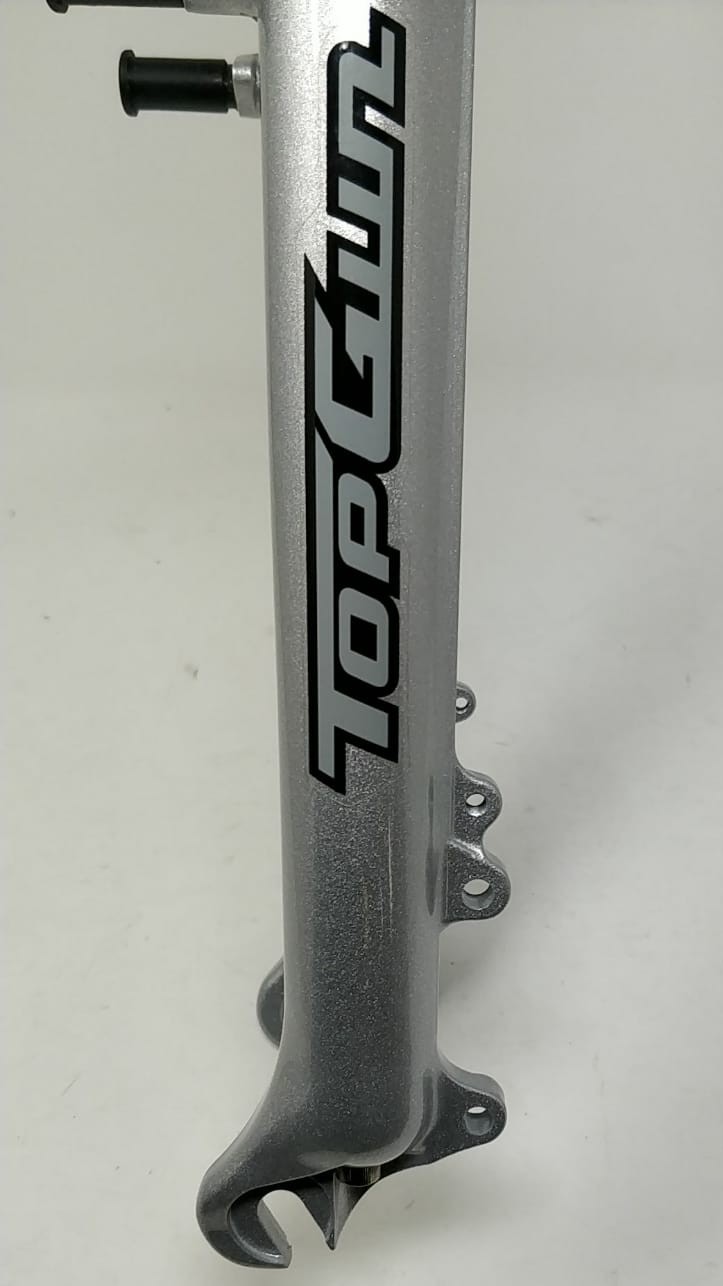 PRO+ ALLOY 26″ SUSPENSION FORK 1 INCH THREADED DISC BRAKE MOUNT M.T.B SILVER