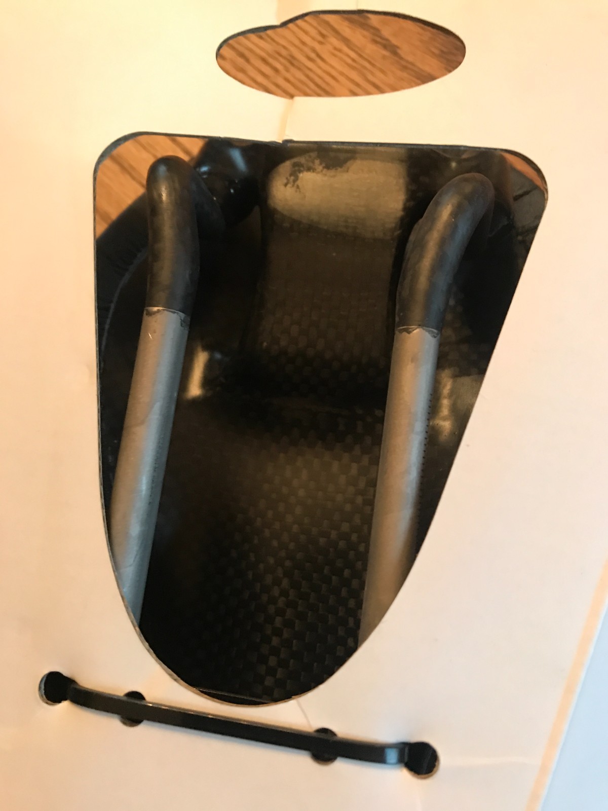 Control Tech Carbon “Module” Saddle Carbon Body/SS rails w/Leather cover
