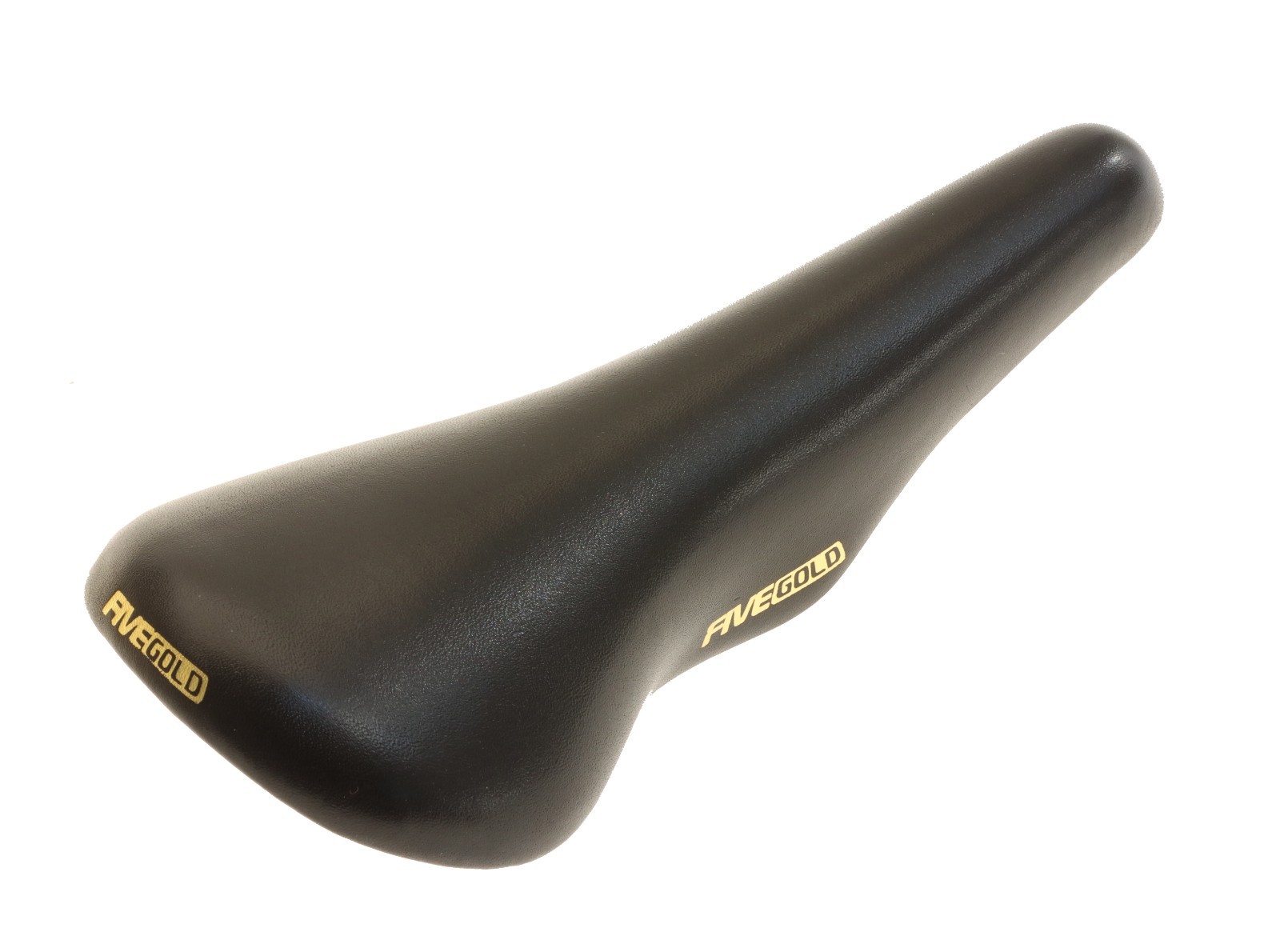 Kashimax Five Gold 4P Saddle NJS Standard Rails Black Smooth Leather NEW NOS