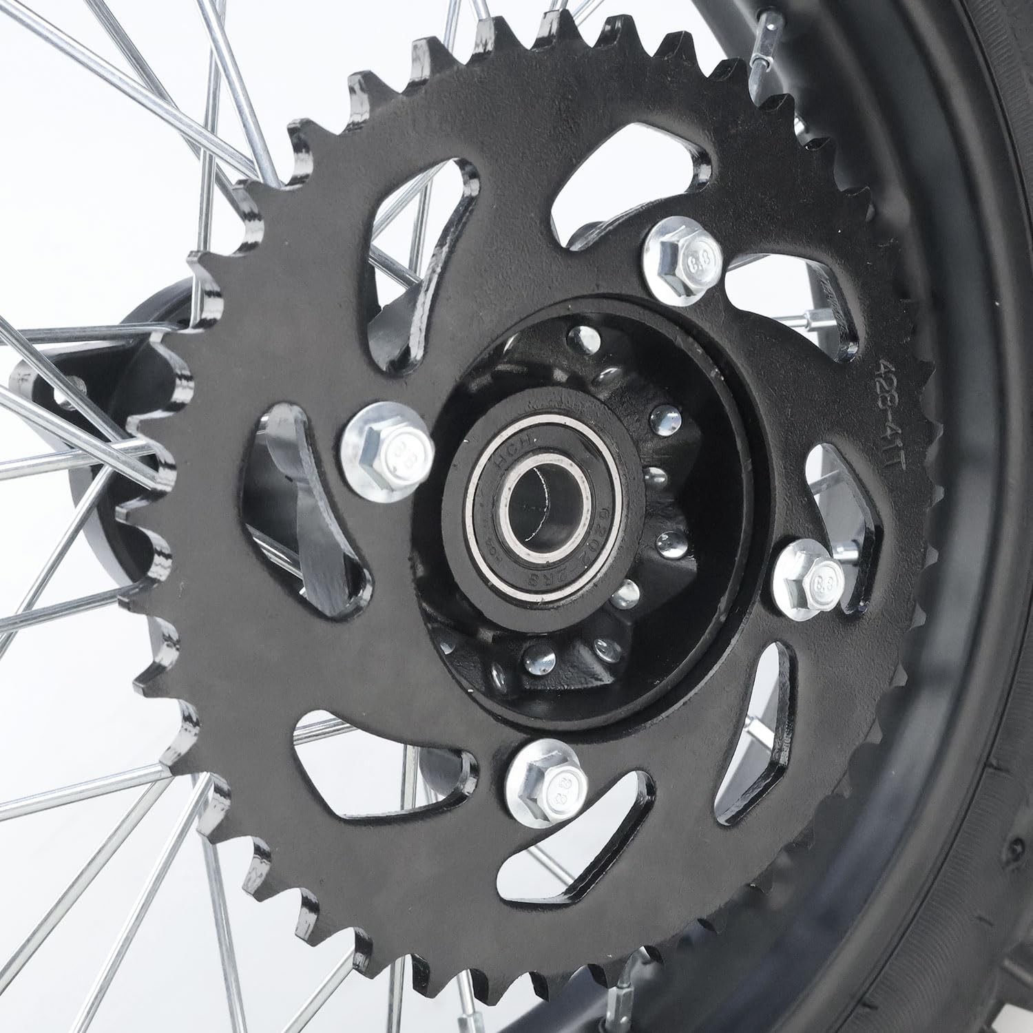 Ruiqimoto 428 41 Tooth Rear Sprocket 76Mm 4 Bolts For Chinese 50Cc 70Cc 90Cc