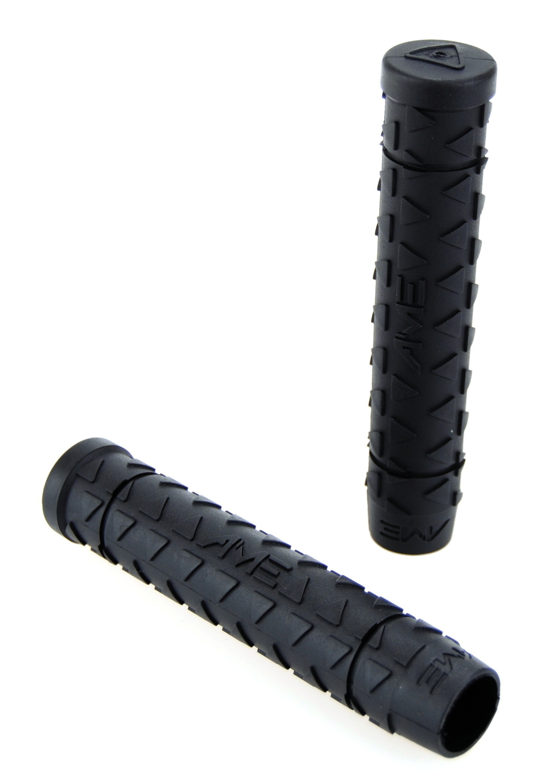 AME Tri STAR flangeless MTB bicycle grips – BLACK