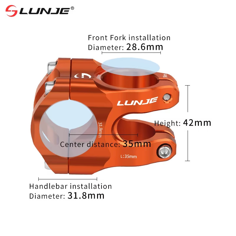 Handlebar Stem Aluminum Alloy MTB Road Bike Stem Ultralight High Strength Short